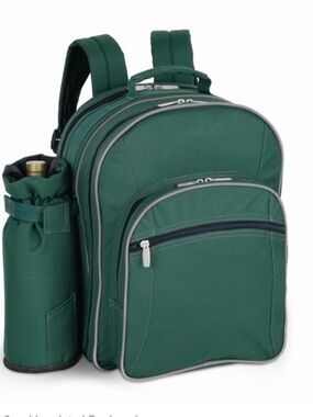 Picnic time deluxe 4-person full service insulated picnic backpack New!